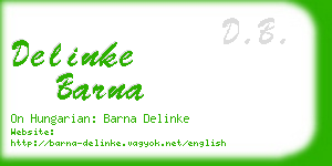 delinke barna business card